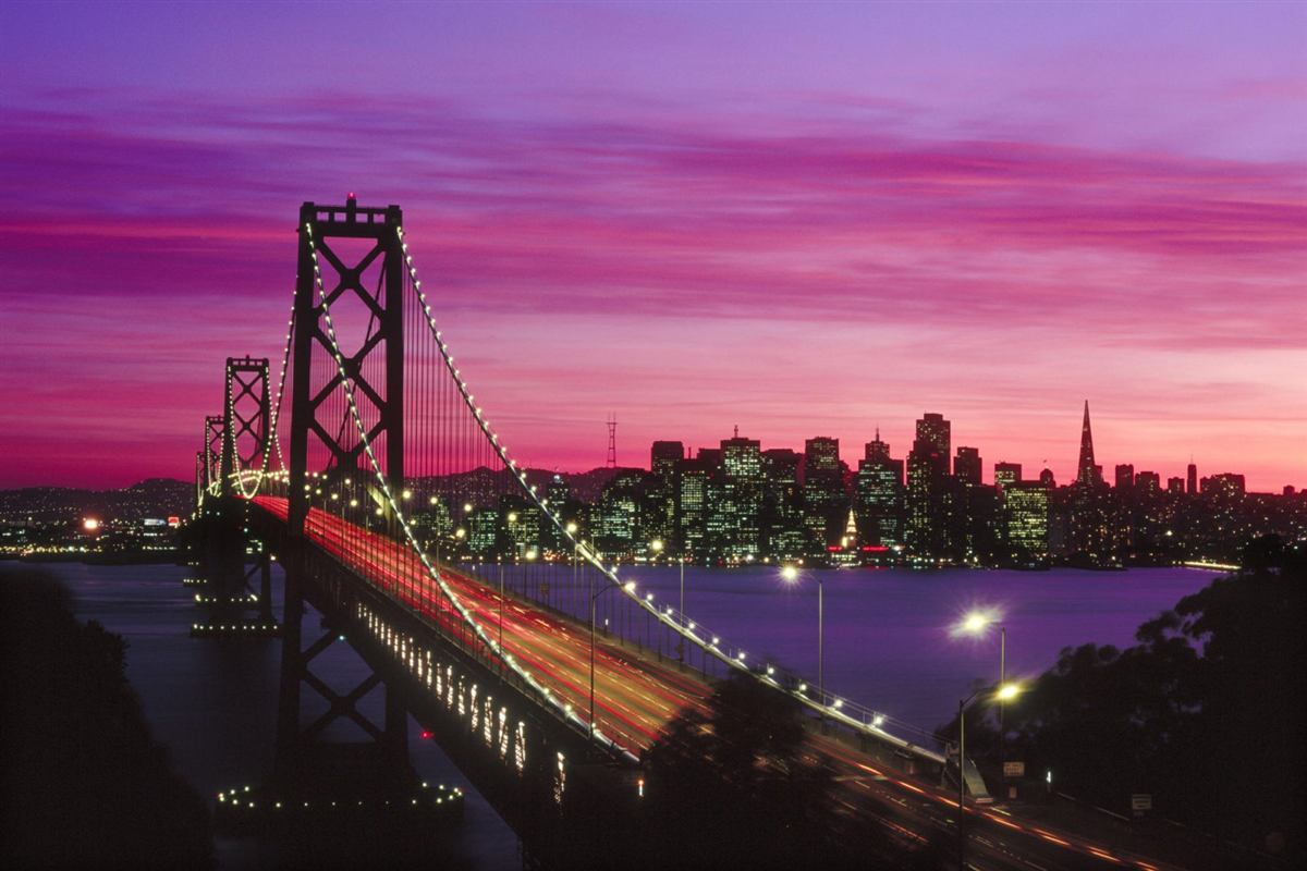 De Golden Gate Bridge in San Francisco